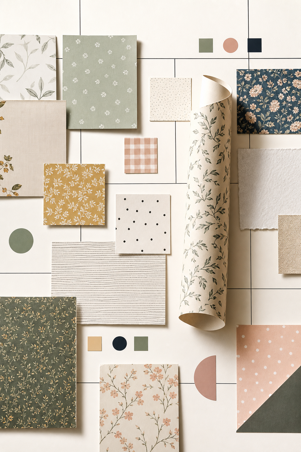Minimal pattern paper archive